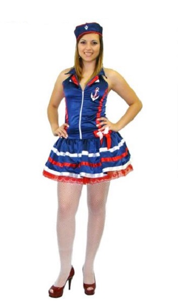 Marinheira Vestido Frente �nica